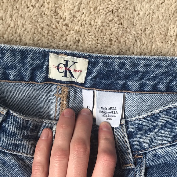VINTAGE CALVIN KLEIN JEANS SIZE 11 - Picture 2 of 5